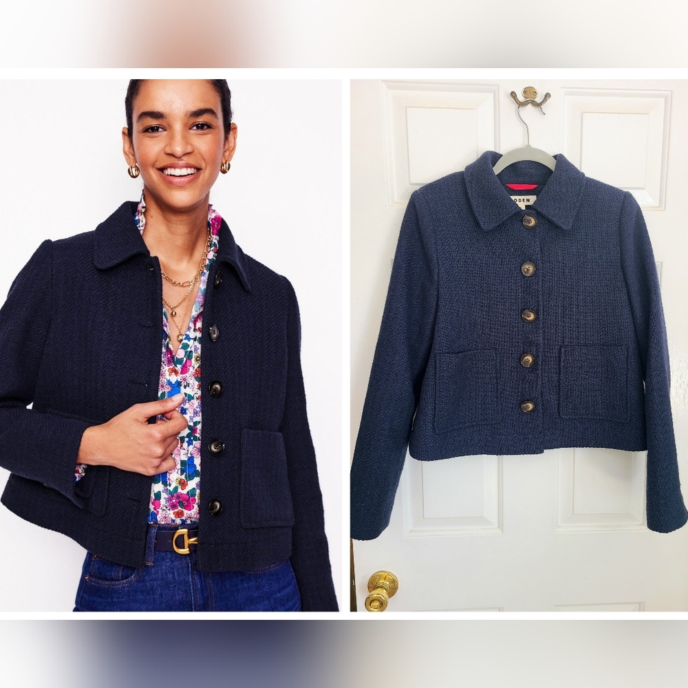 RELISTED! Boden Knightsbridge Swing Jacket